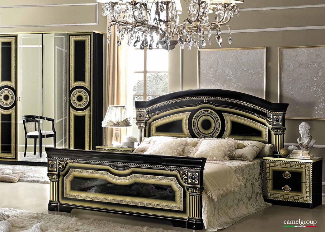 

                    
ESF Aida Panel Bed Gold/Black  Purchase 
