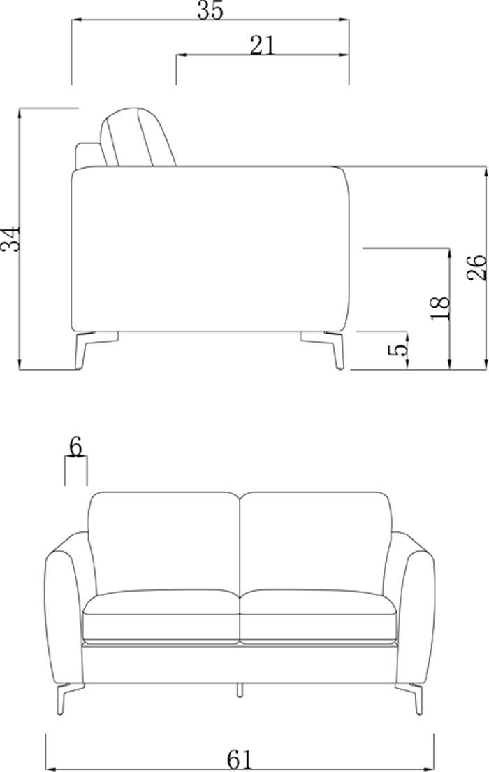 

                    
Buy Light Grey Fabric Sofa Bed & Loveseat Set 2Pcs Contemporary ESF Alex
