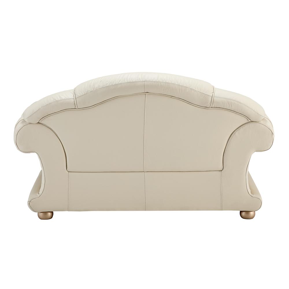 

                    
ESF Apolo Sofa Loveseat Chair and Coffee Table Ivory Top grain leather Purchase 
