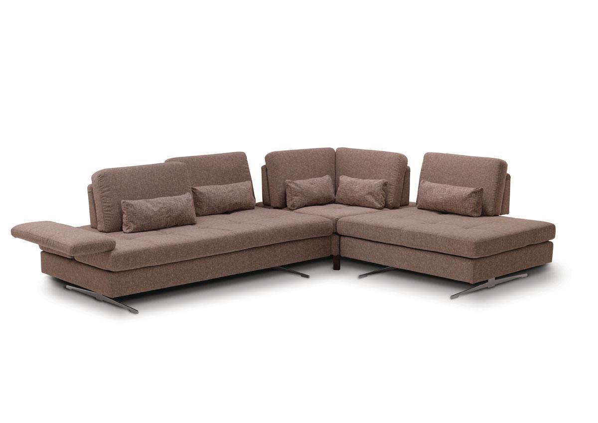 

    
Beige Fabric Sectional W/ Sliding Back Right Hand Facing Contemporary ESF Colombo
