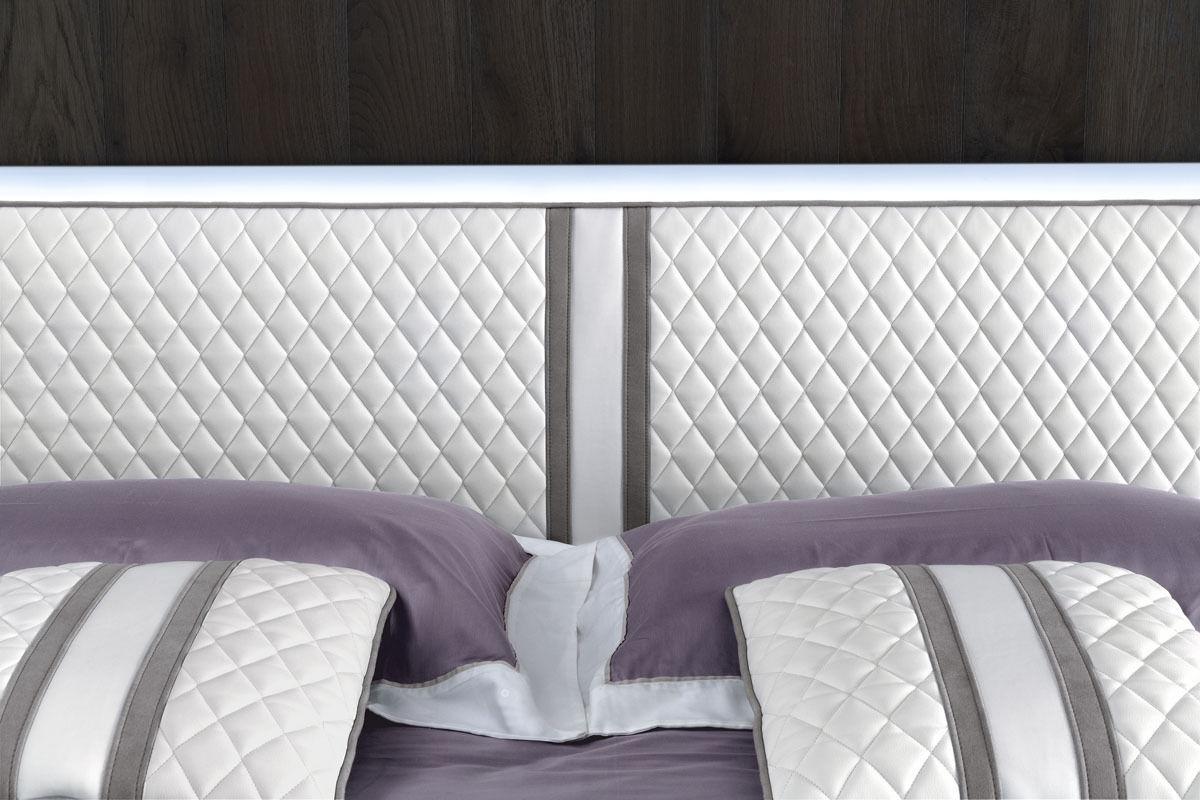 

                    
ESF Dama Bianca Platform Bedroom Set White Eco-Leather Purchase 
