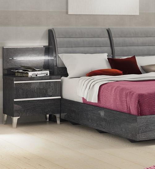 

                    
ESF Elite Platform Bedroom Set Gray Fabric Purchase 

