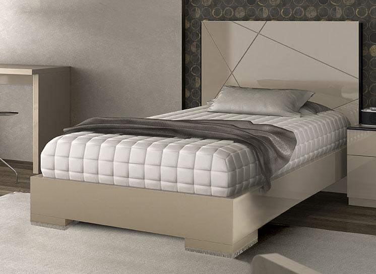 

    
ESF Fenicia Composition 73 Beige Lacquer Finish Twin Size Bed SPECIAL ORDER
