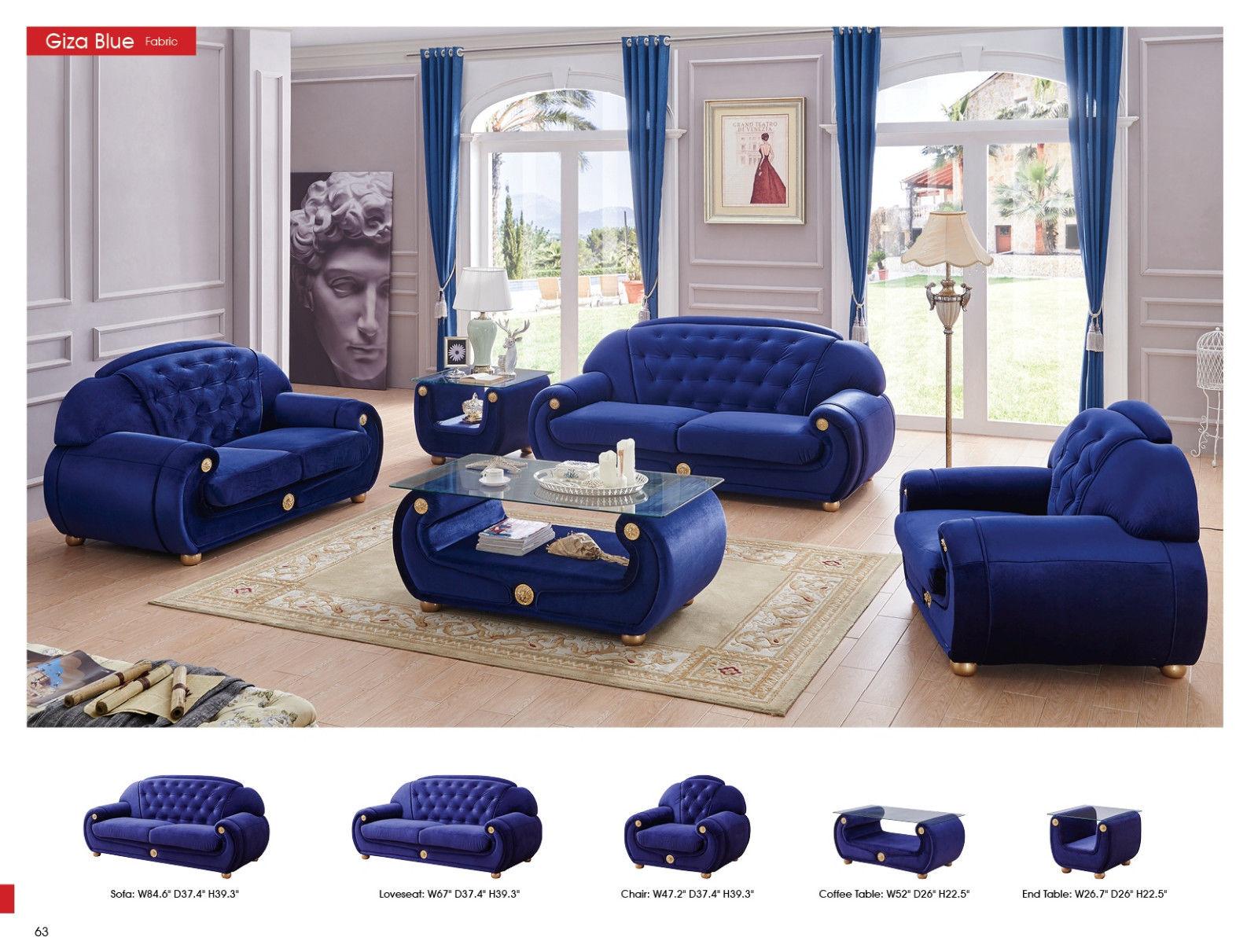 

    
ESF-Giza-3PC ESF Sofa Loveseat and Chair Set
