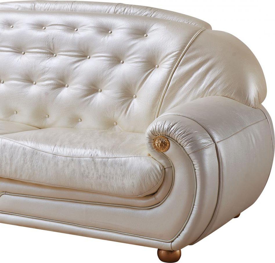 

    
Luxury Light Beige Top Grain Leather Sofa Contemporary ESF Giza
