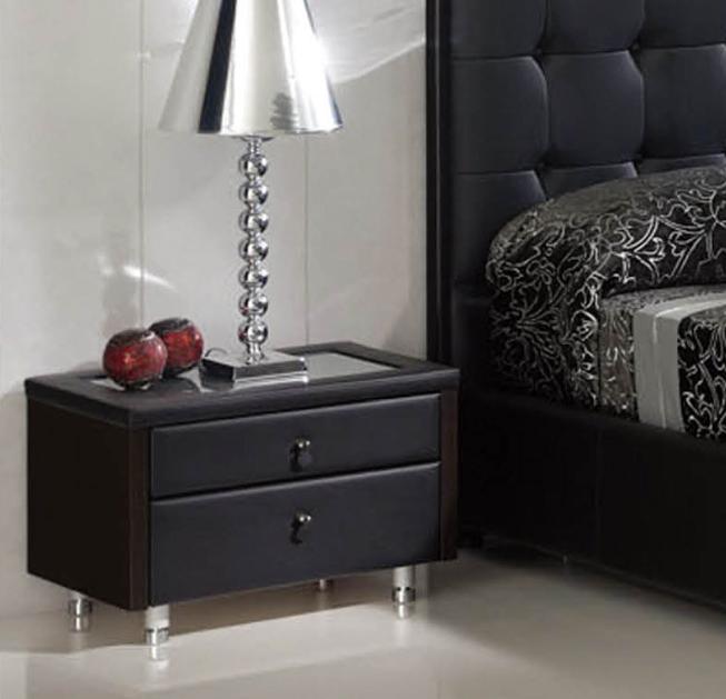 

    
ESF Penelope 622 Black Storage Queen Bedroom Set By Dupen Made In Spain 5Pcs
