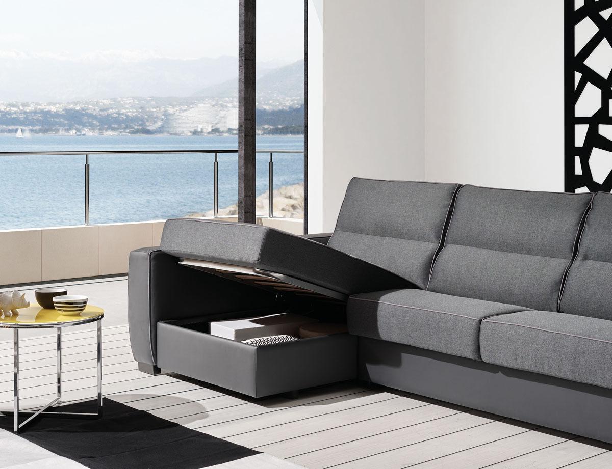

    
ESF Ray Sectional-LHC ESF Ray Grey Fabric Sectional Sleeper Sofa/Storage Modern Made in Spain LHC
