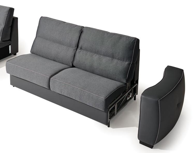 

    
ESF Ray Grey Fabric Sectional Sleeper Sofa/Storage Modern Made in Spain LHC
