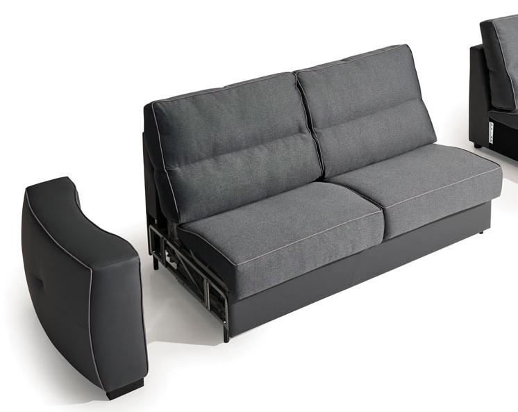 

    
ESF Ray Grey Fabric Sectional Sleeper Sofa/Storage Modern Made in Spain RHC
