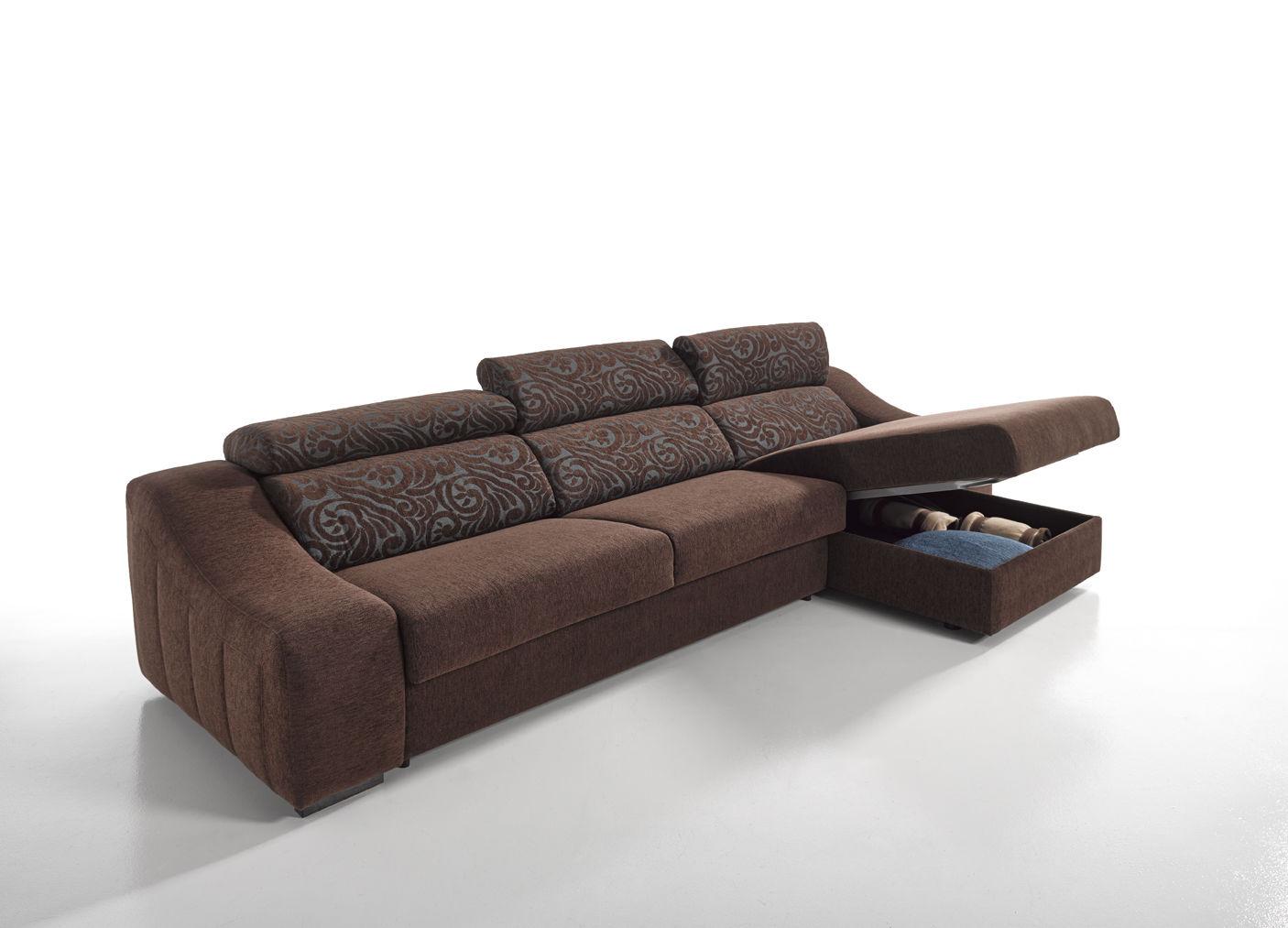 

    
ESF Ronaldo Brown Chic Fabric Right Sectional Sofa Sleeper Bed Made in Spain
