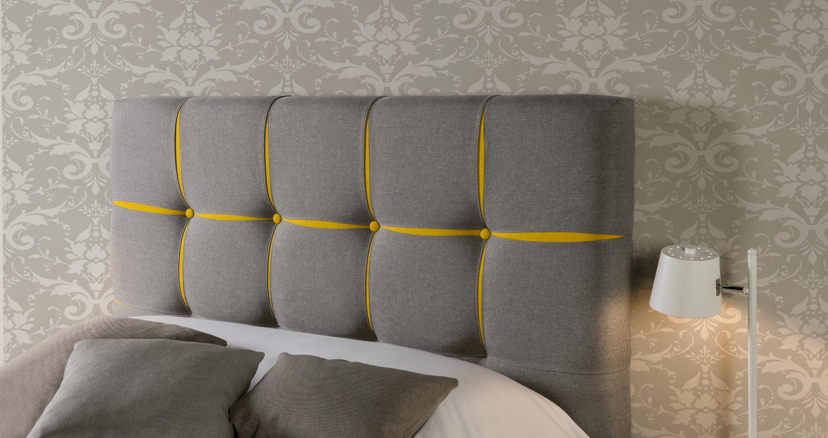 Contemporary, Modern Storage Bed Veronica ESF-Veronica-EK in Gray Fabric