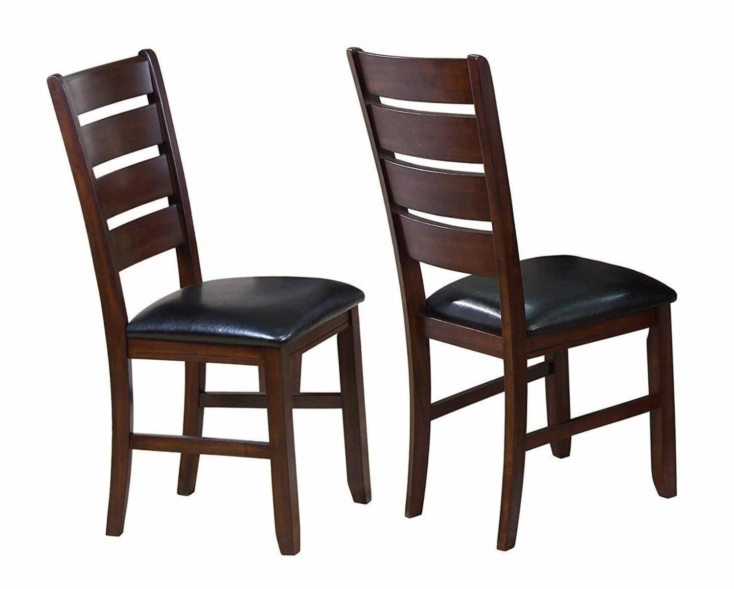 

    
Espresso & Black Counter Chair Set by Crown Mark Bardstown 2752S-24-2pcs
