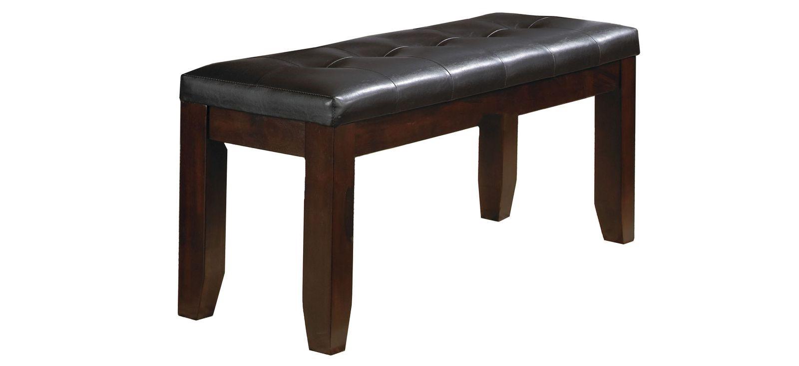 

    
Espresso & Black Dining Bench by Crown Mark Bardstown 2152-BENCH
