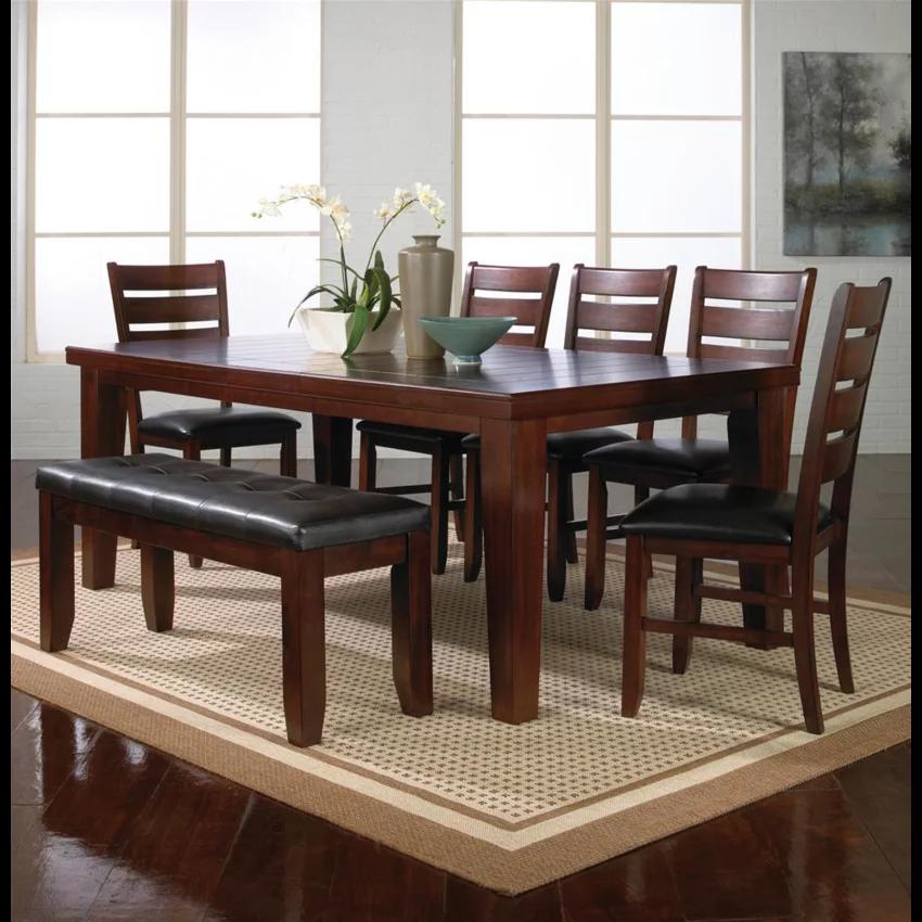 

    
Espresso & Black Dining Chair Set by Crown Mark Bardstown 2152S-2pcs
