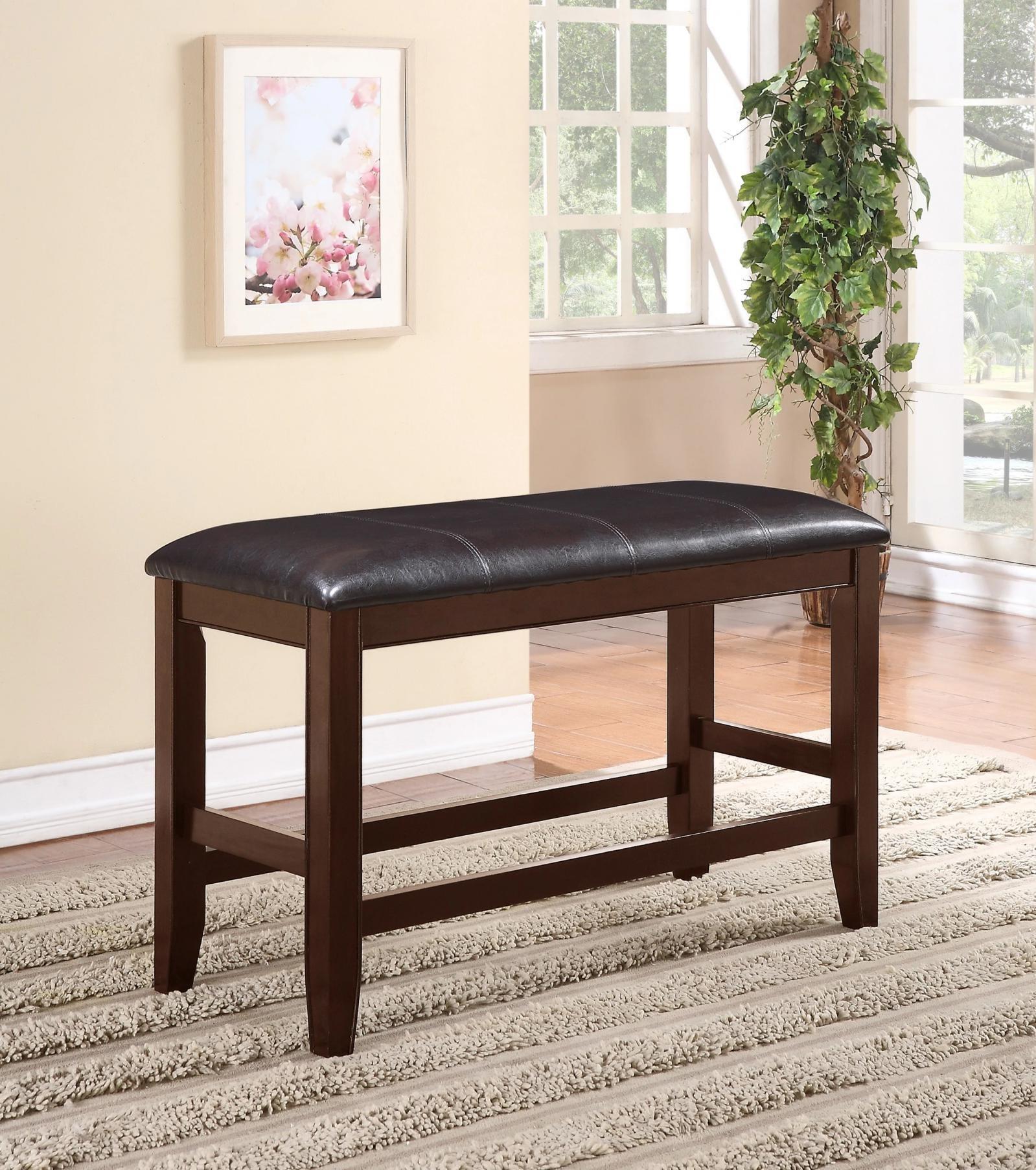 

    
Crown Mark Fulton Counter Height Bench Espresso 2727-BENCH-V
