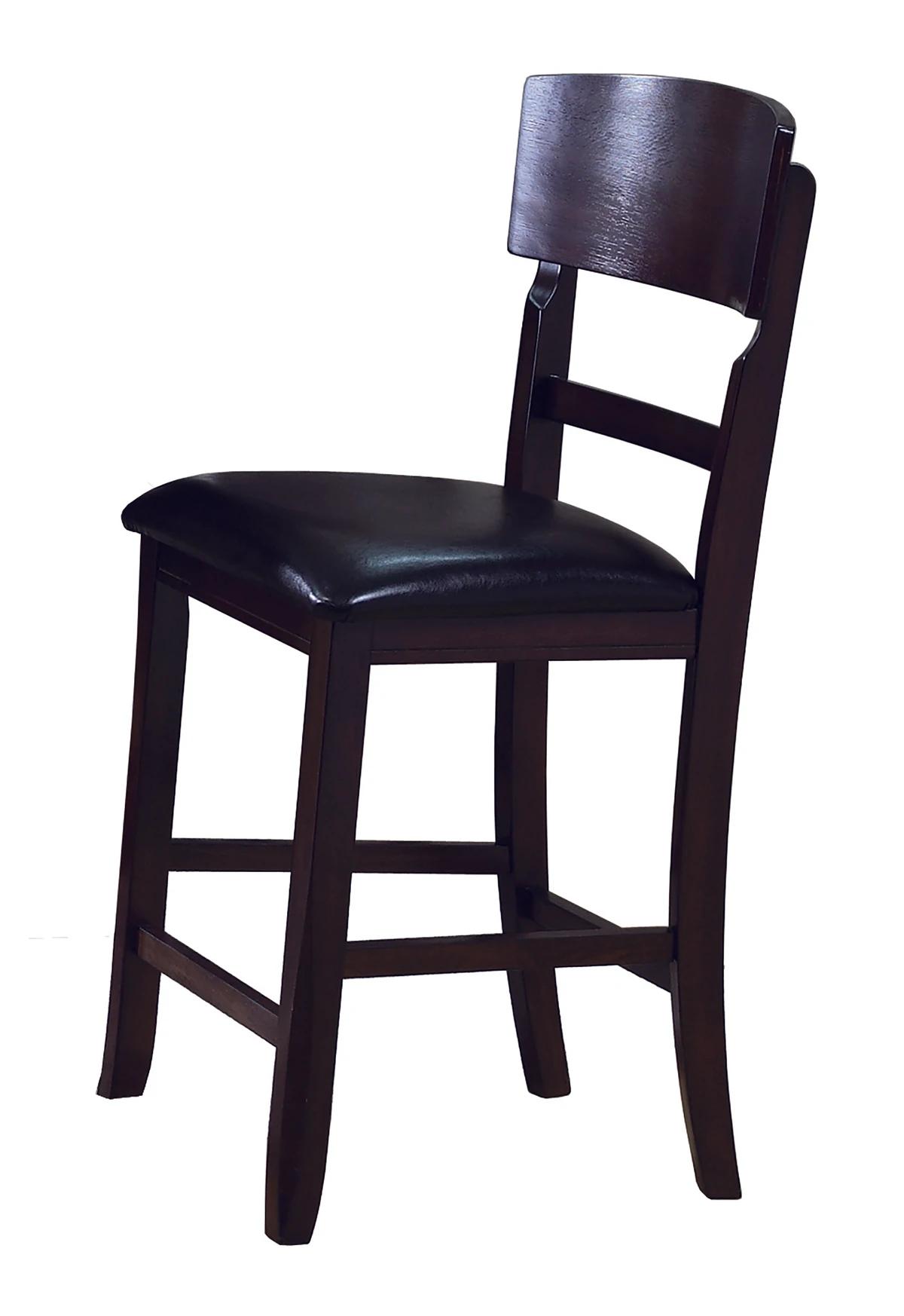 

    
Crown Mark Conner Counter Chair Set Espresso 2849S-24-2pcs
