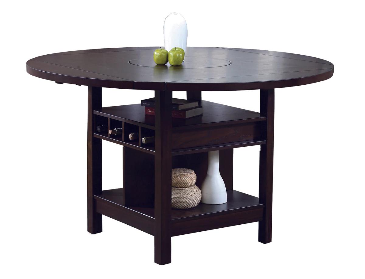 

    
Espresso Counter Height Table by Crown Mark Conner 2849T-6060
