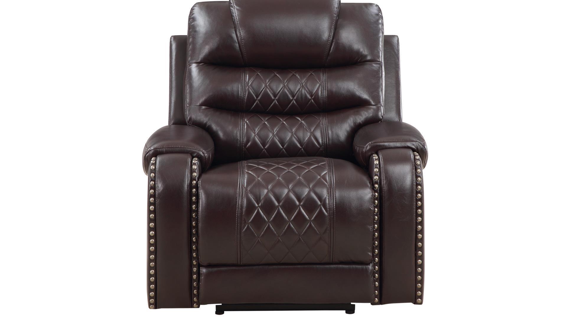 

        
Galaxy Home Furniture TENNESSEE-BR Recliner Chair Set Espresso Eco Leather 698781383926

