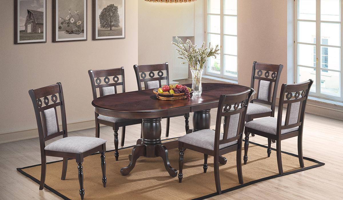 

    
Cosmos Furniture Lakewood Dining Table Brown 2023DCLAK
