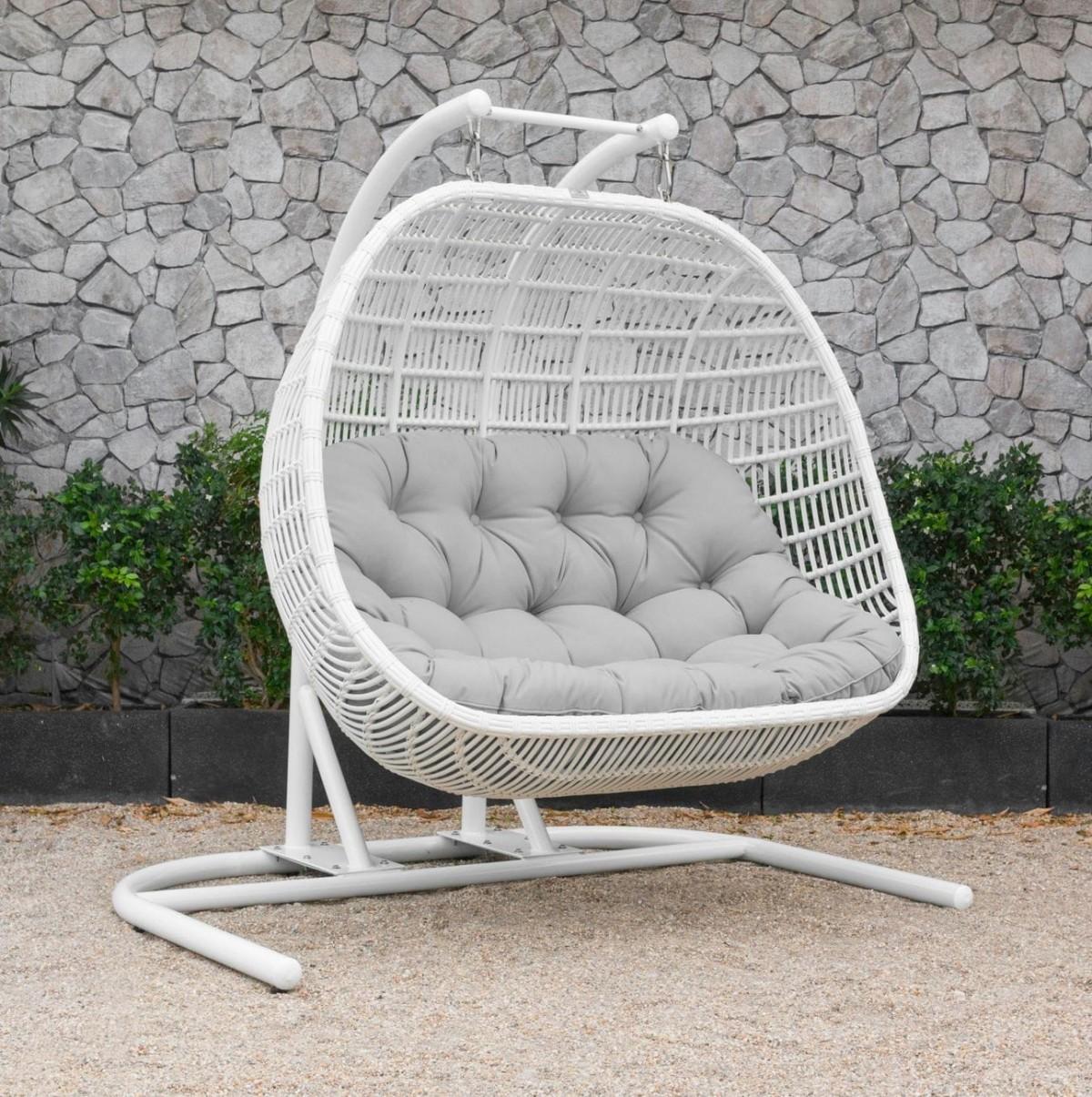 

    
Esquivel Outdoor/Indoor Swing Chair by Bayou Breeze WHITE
