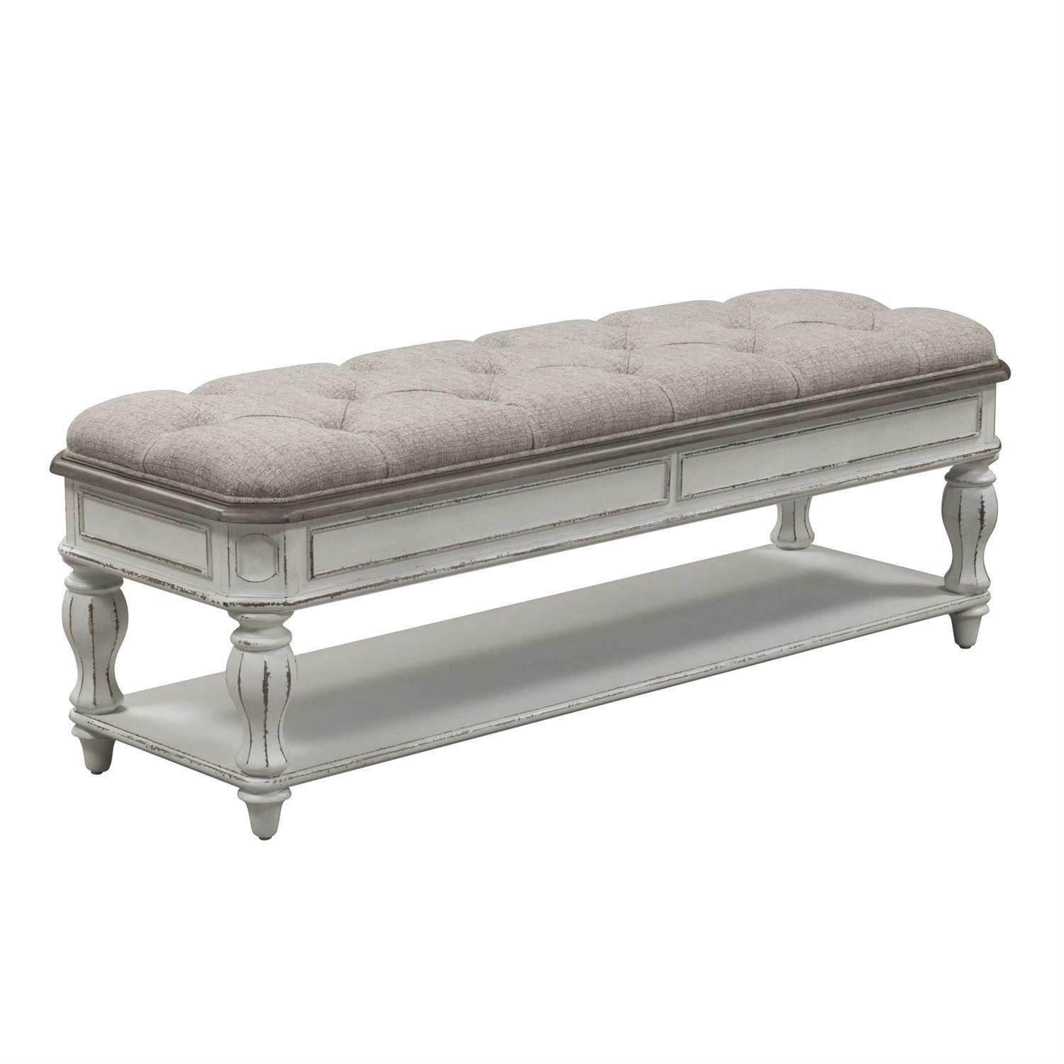

    
Liberty Furniture Magnolia Manor  (244-BR) Bench Bed Bench White 244-BR47
