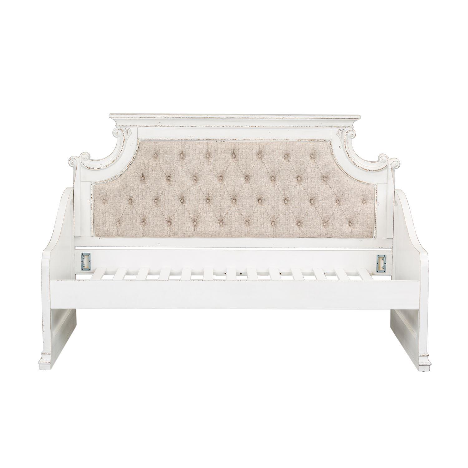 

    
Antique White Wood Twin Daybed Magnolia Manor 244-DAY-TDB Liberty Furniture
