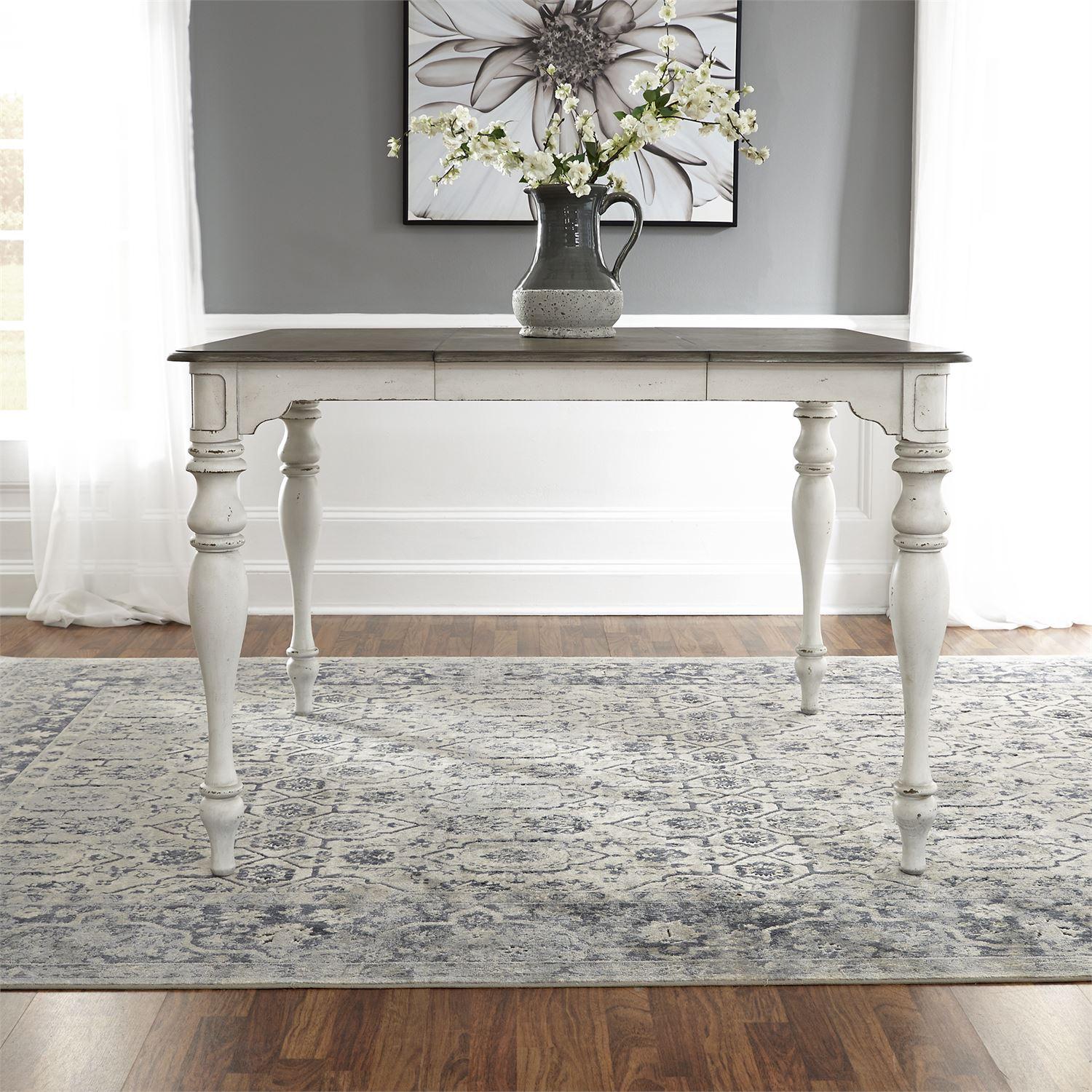 European Traditional Gathering Table Magnolia Manor  (244-CD) Gathering Table 244-GT5454 in White 