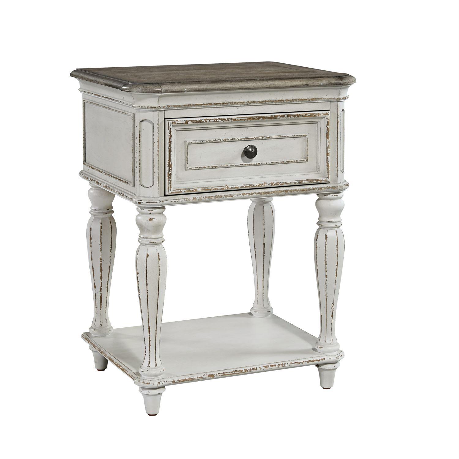 

    
Liberty Furniture Magnolia Manor  (244-BR) Nightstand Nightstand White 244-BR63
