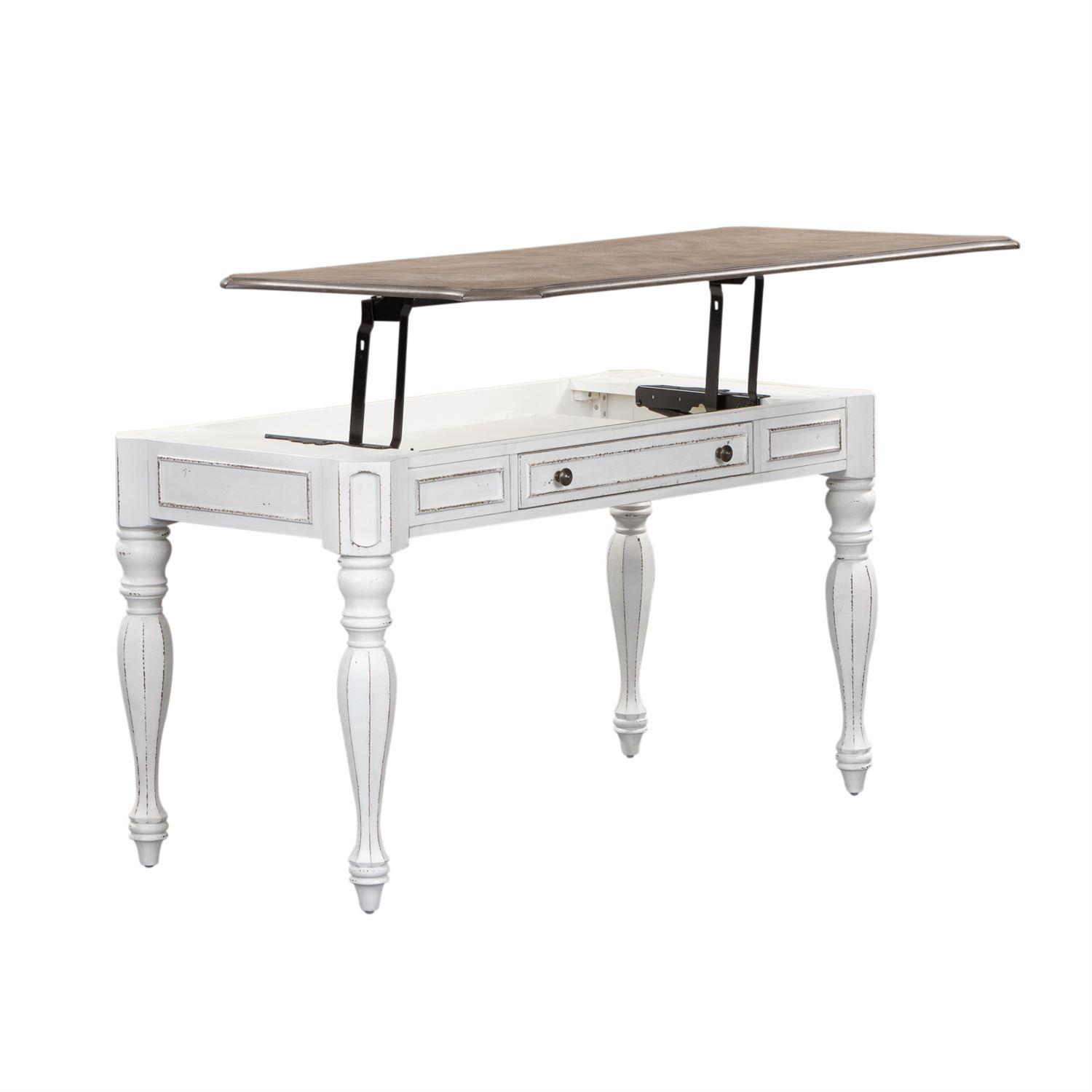 

    
Antique White Lift Top Writing Desk Magnolia Manor 244-HO109 Liberty Furniture
