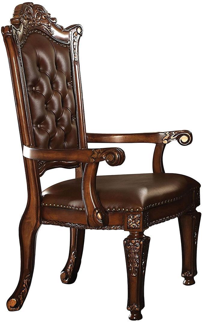 Classic Executive Chair Vendome Vendome 92126 in Brown Faux Leather