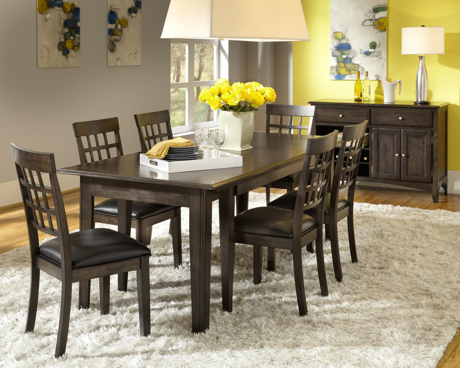 

        
A America Bristol Point WG Dining Table Set Brown/Gray PU 00767630067673
