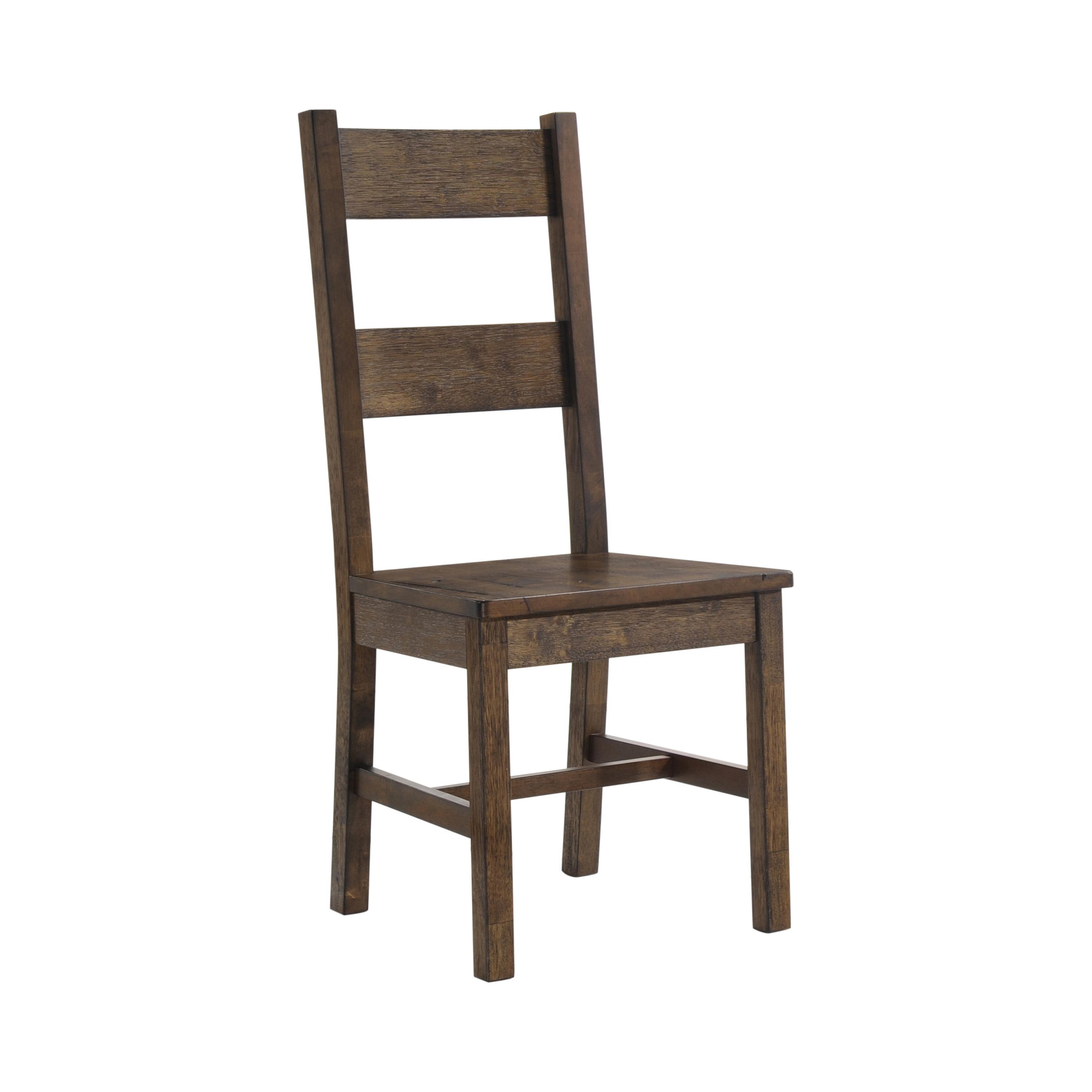 Farmhouse Side Chair Set 107042 Coleman 107042 in Golden Brown 