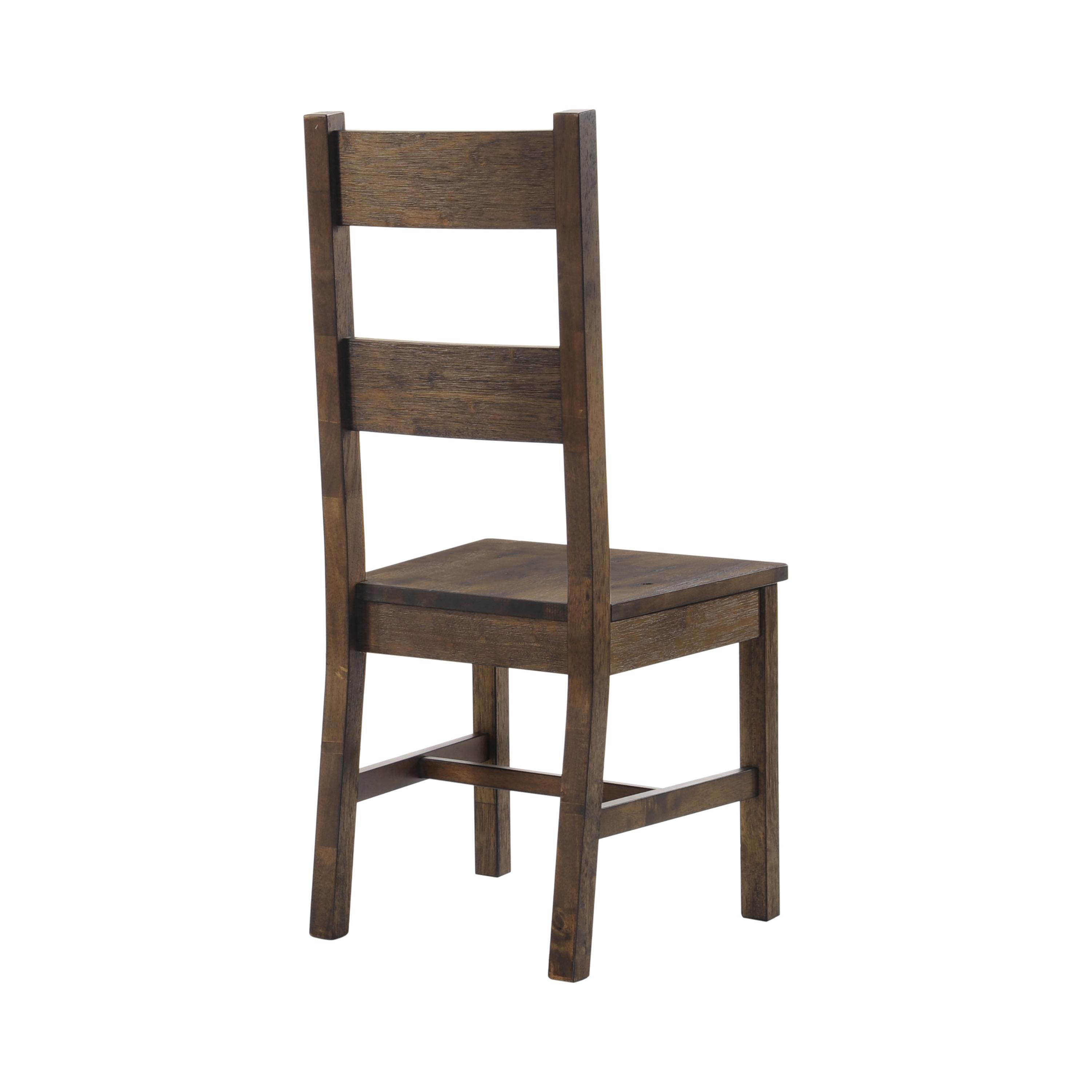 

    
Farmhouse Golden Brown Asian Hardwood Side Chair Set 2pcs Coaster 107042 Coleman
