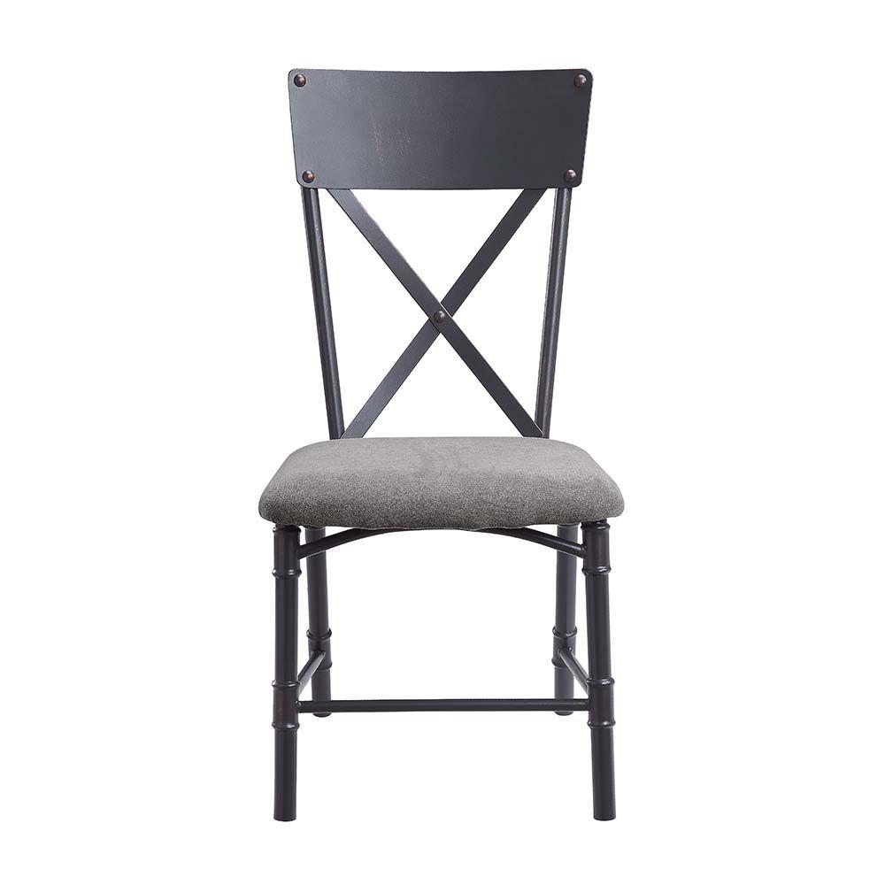 

                    
Acme Furniture Edina Side Chair Set 2PCS DN01058-2PCS Side Chair Set Gray/Black Fabric Purchase 
