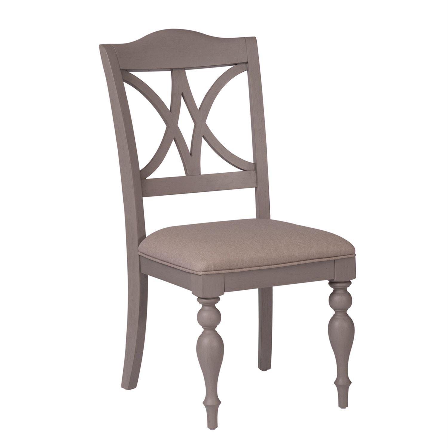 Farmhouse Dining Side Chair Summer House  (407-CD) Dining Side Chair 407-C9001S in Gray 