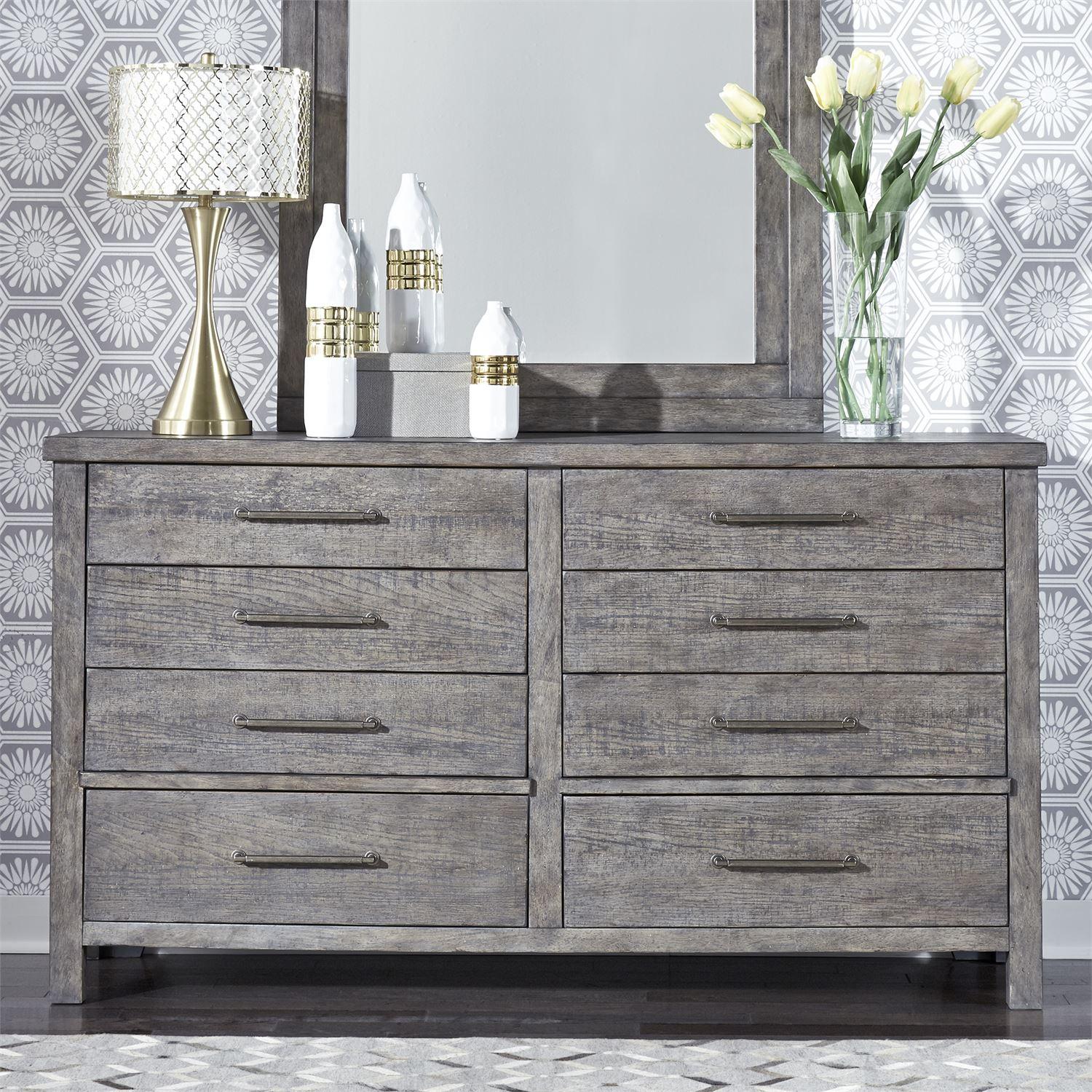 

    
Dusty Charcoal Finish Double Dresser Modern Farmhouse (406-BR) Liberty Furniture
