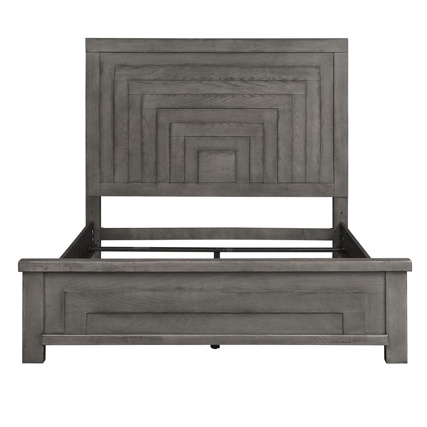 

    
Dusty Charcoal Finish King Panel Bedroom Set 4Pcs w/Chest Farmhouse (406-BR) Liberty Furniture
