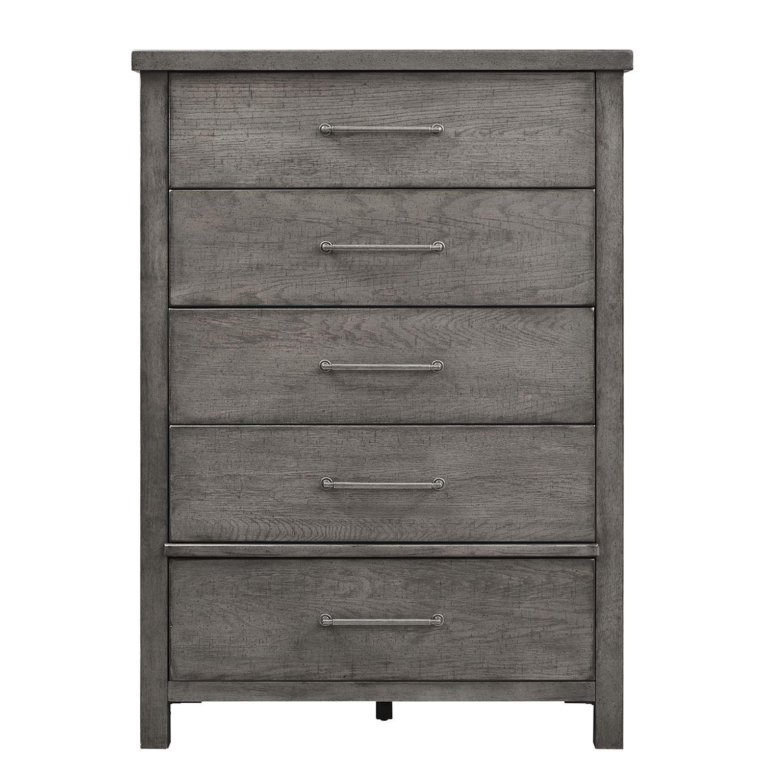

                    
Buy Dusty Charcoal Finish King Panel Bedroom Set 4Pcs w/Chest Farmhouse (406-BR) Liberty Furniture
