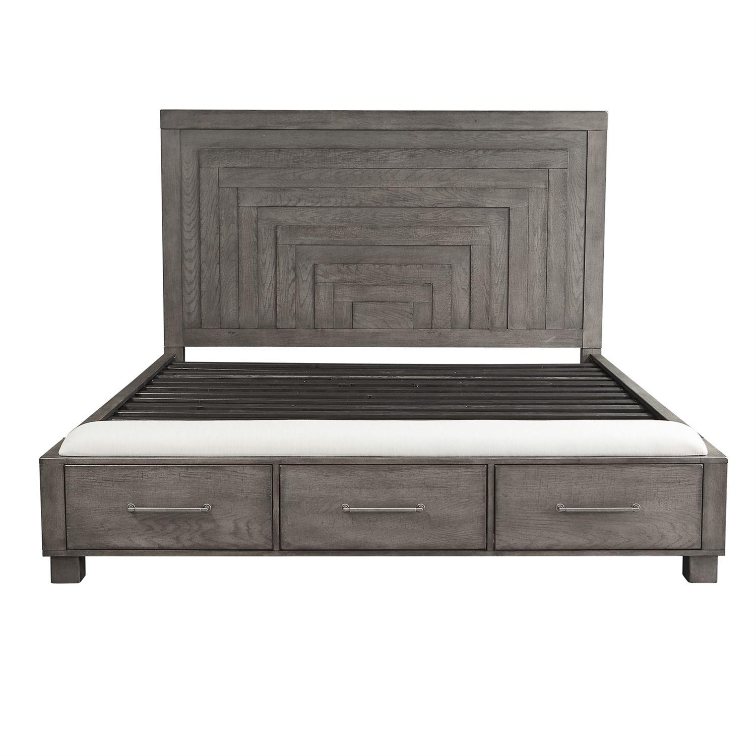 

    
Dusty Charcoal King Storage Bed Modern Farmhouse (406-BR) Liberty Furniture
