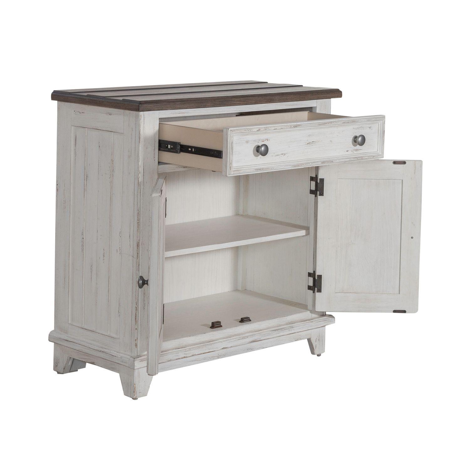 

                    
Buy Farmhouse White Accent Cabinet River Place Liberty Furniture
