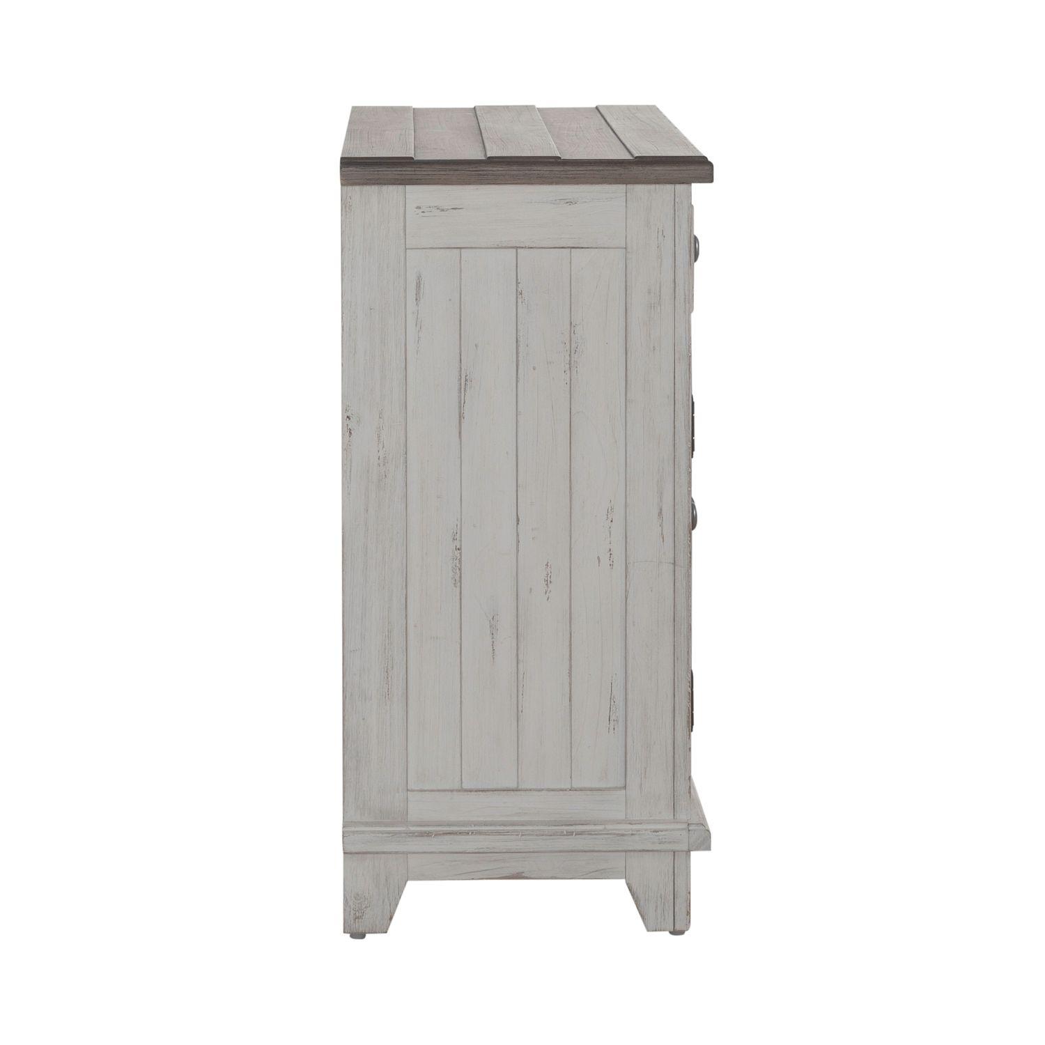 

    
 Order  Farmhouse White Accent Cabinet River Place Liberty Furniture
