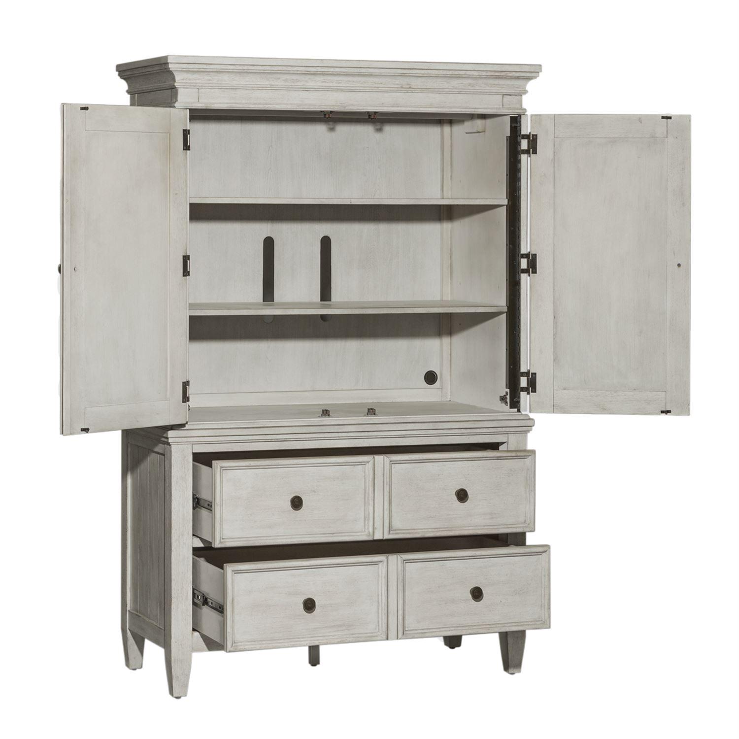 

                    
Liberty Furniture Heartland  (824-BR) Armoire Armoire White  Purchase 
