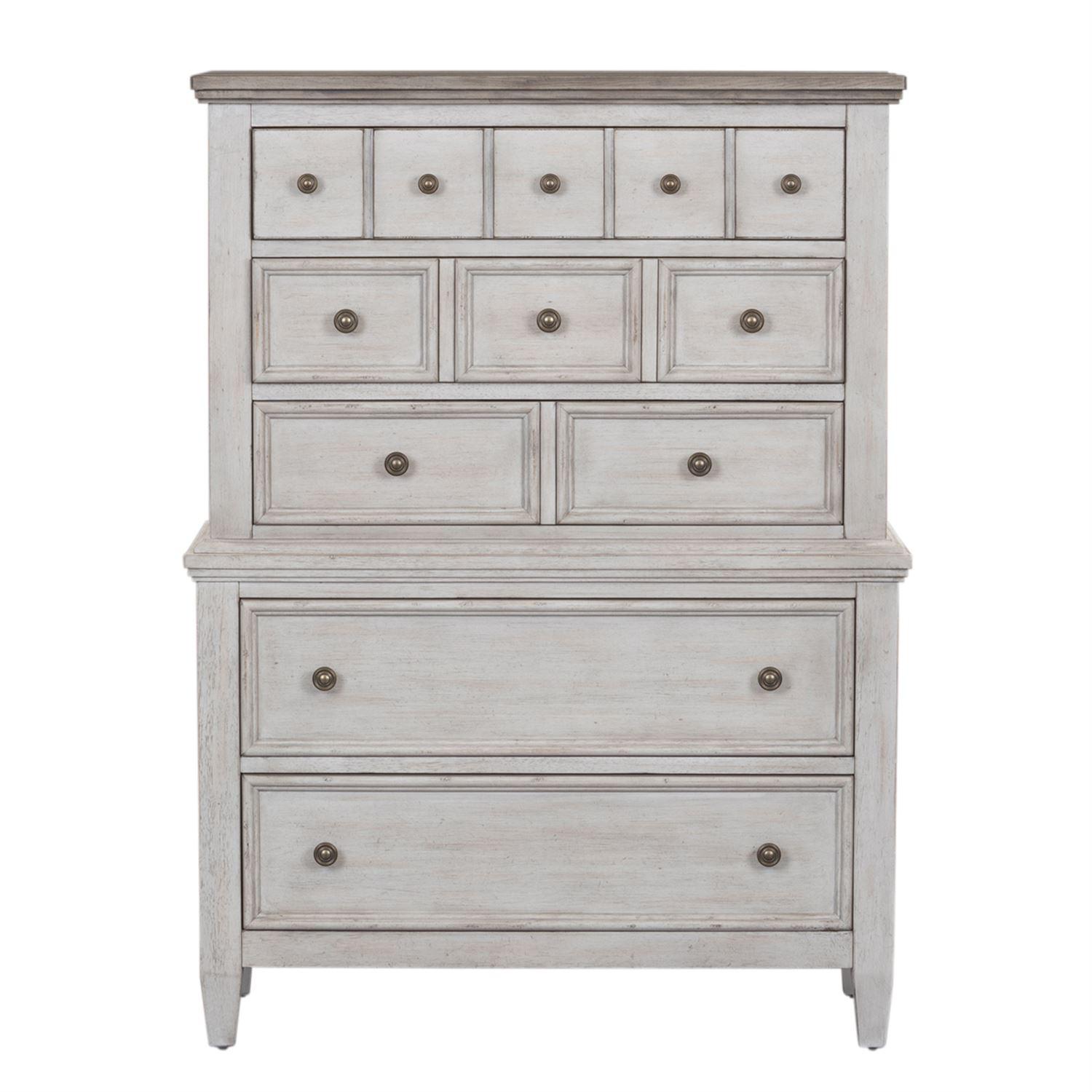 

    
Antique White Wood Bachelor Chest Heartland 824-BR41 Liberty Furniture

