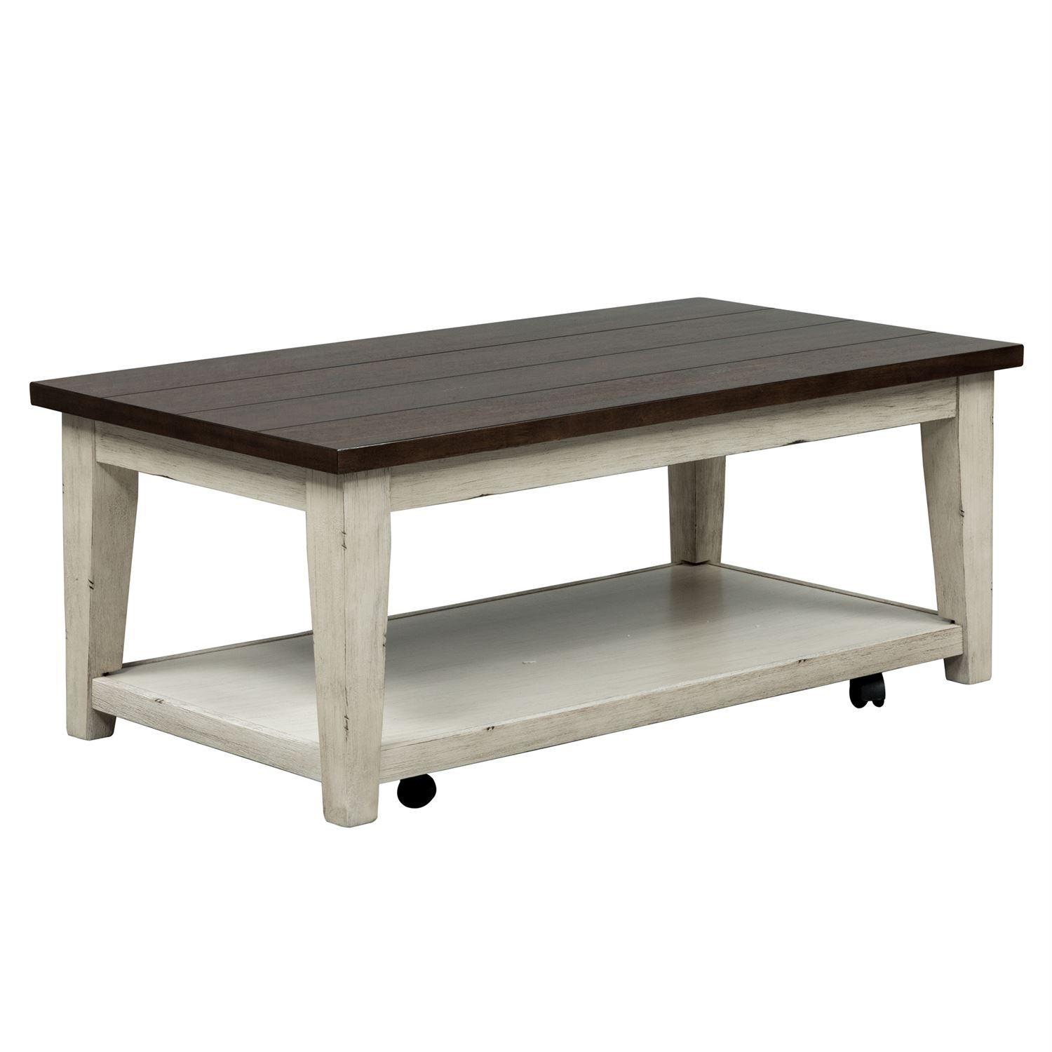 

                    
Liberty Furniture Lancaster  (612-OT) Coffee Table Coffee Table White/Brown  Purchase 
