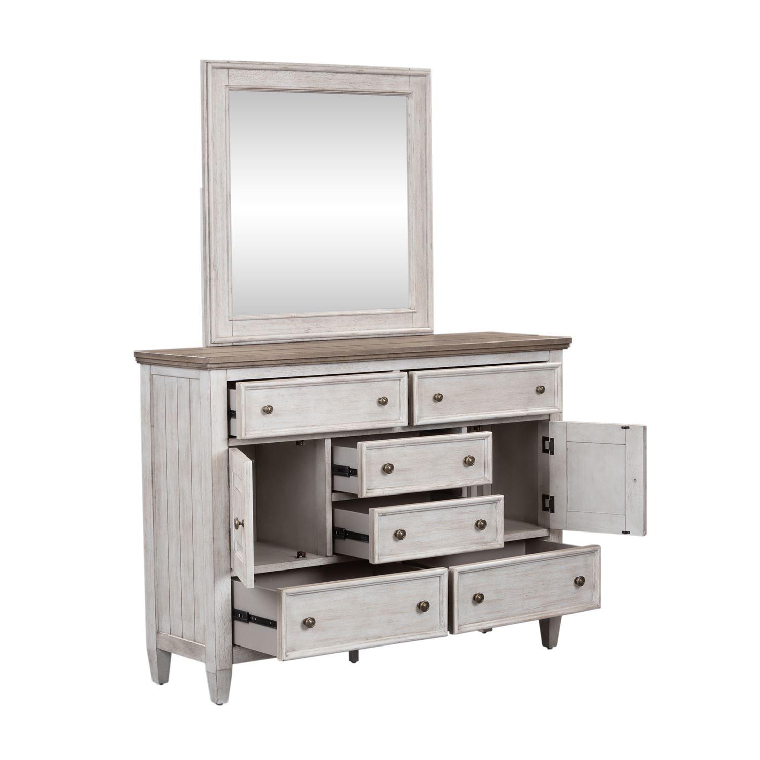 

                    
Liberty Furniture Heartland  (824-BR) Combo Dresser Dresser w/Mirror White  Purchase 
