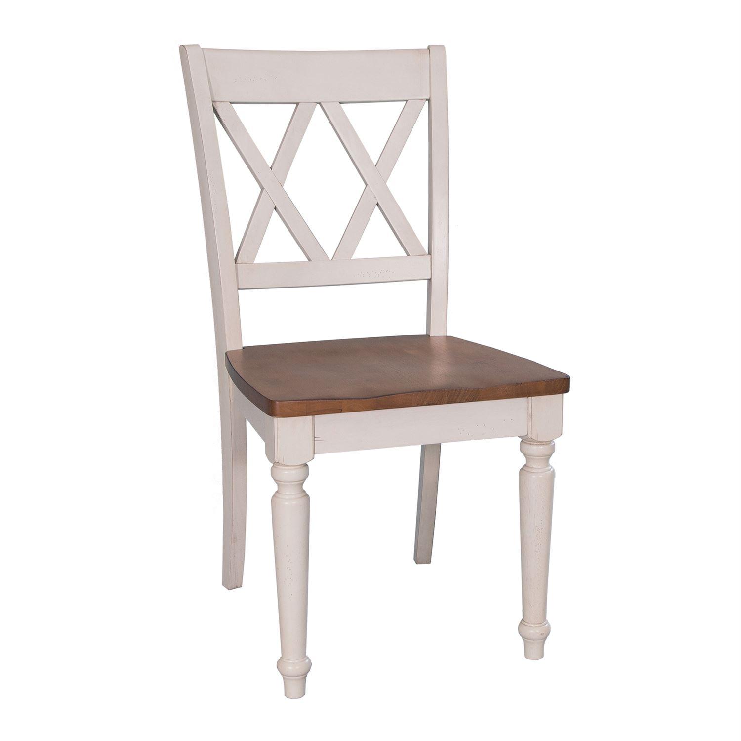 Farmhouse Dining Side Chair Al Fresco III  (841-CD) Dining Side Chair 841-C3000S in White 