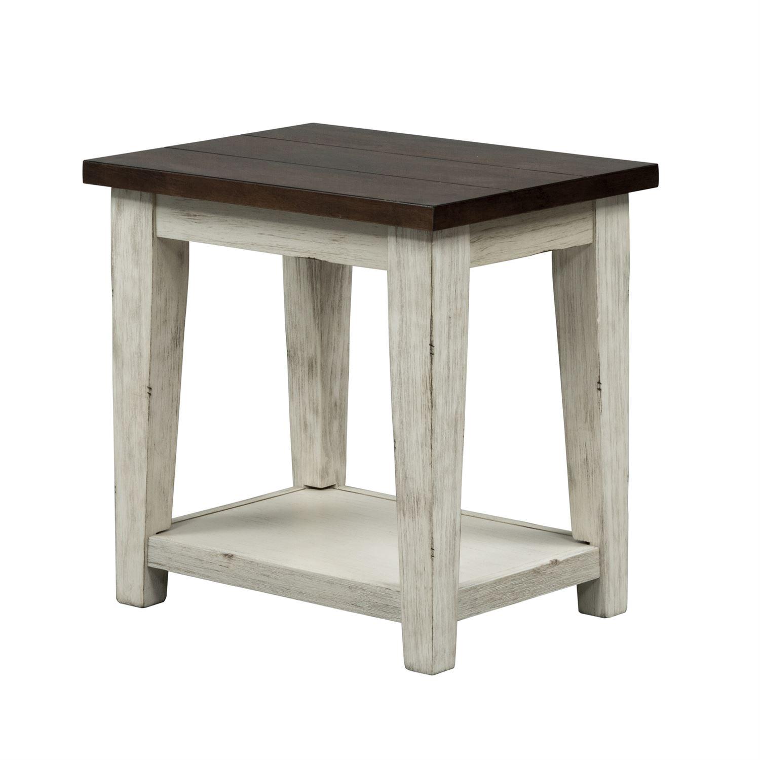 

                    
Liberty Furniture Lancaster  (612-OT) End Table End Table White/Brown  Purchase 
