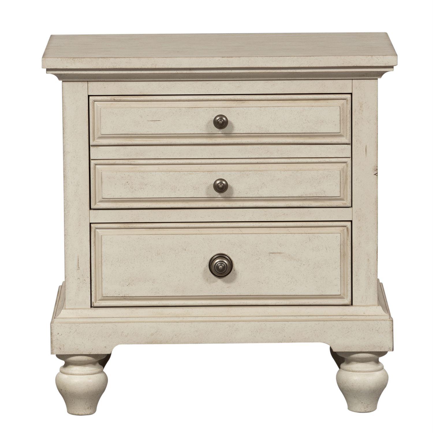

    
Farmhouse White Wood Nightstand High Country 697-BR61 Liberty Furniture
