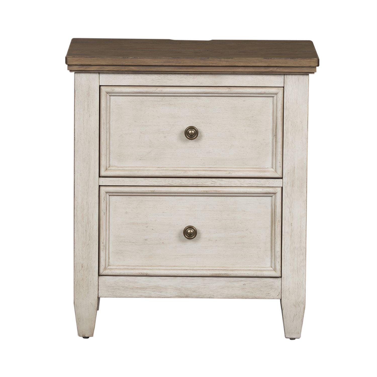 

    
Antique White Wood Nightstand Heartland 824-BR63 Liberty Furniture
