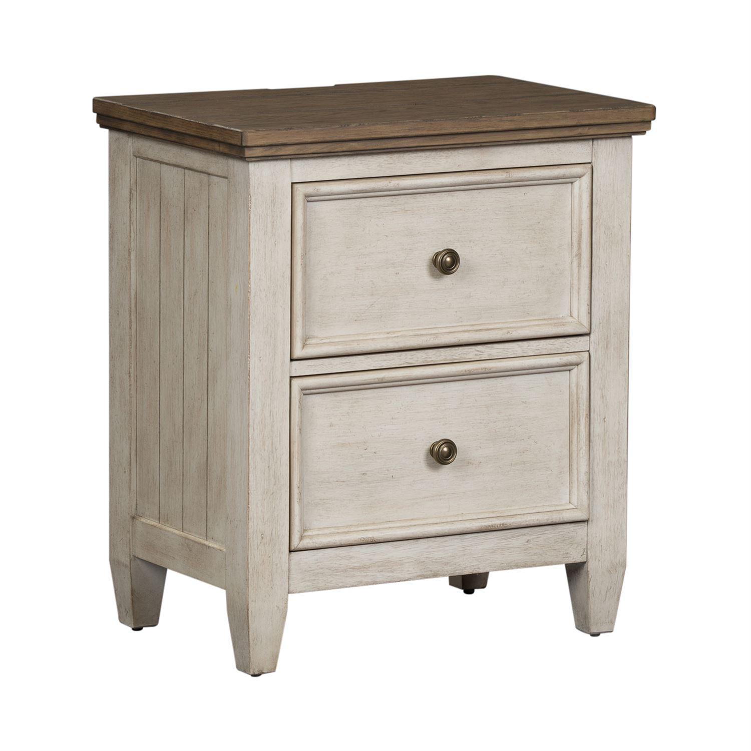 

    
Antique White Wood Nightstand Heartland 824-BR63 Liberty Furniture

